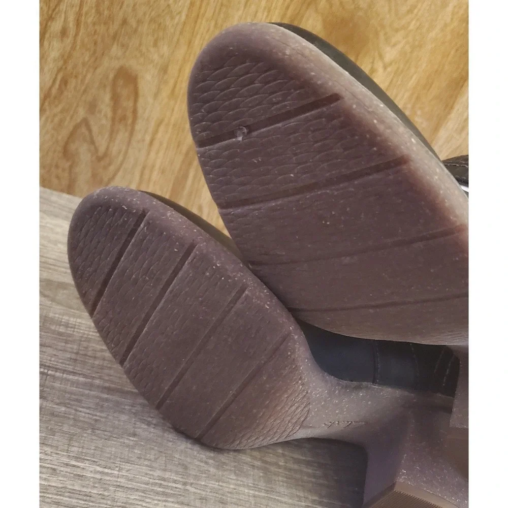 Clarks Carleta‎ Prato Mary Jane Heeled Shoes Women's Size 9 Black